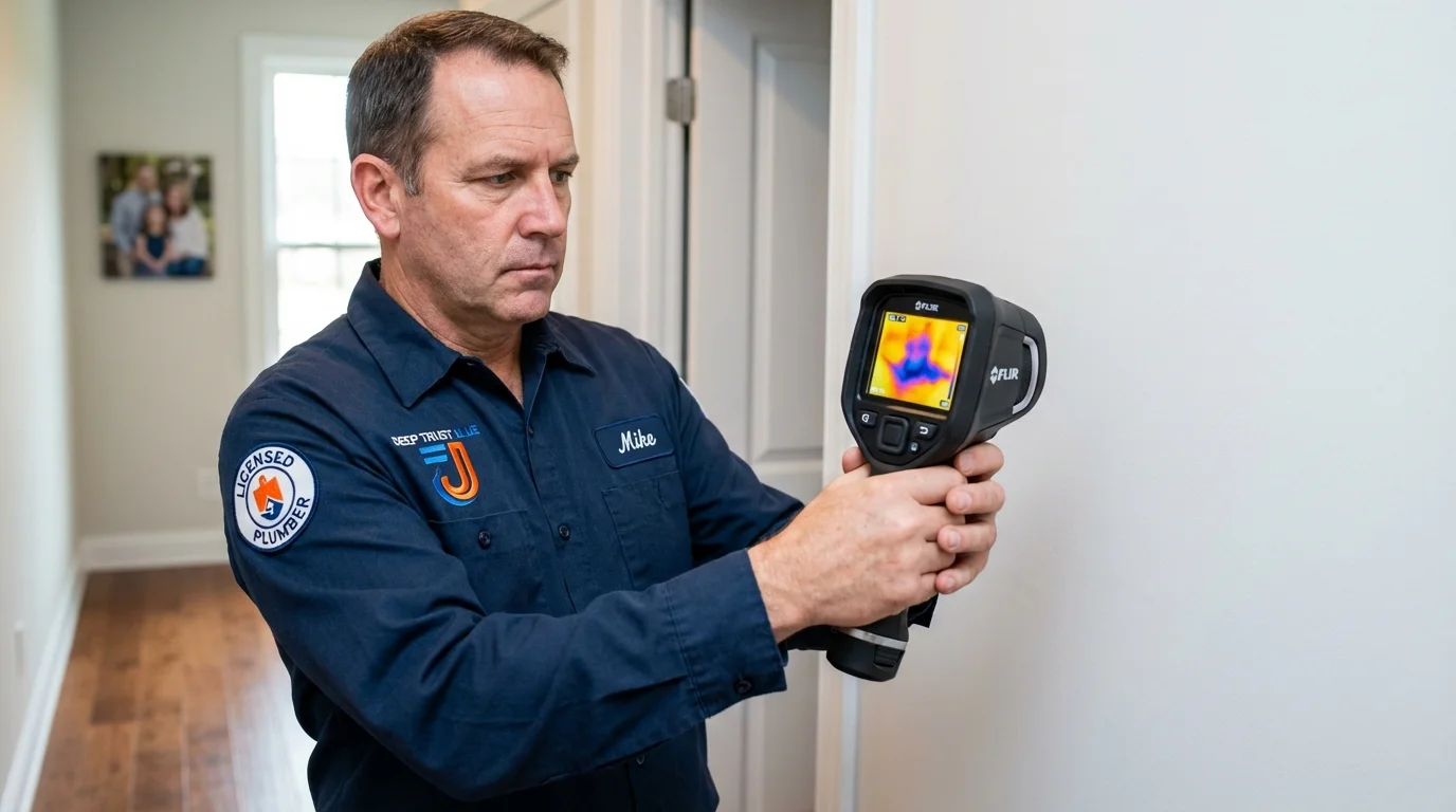 Thermal imaging leak detection by Johns Plumbing LLC in Kirbyville